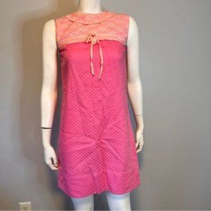 Vintage Hand-Stitched Barbie Pink Dress Size XS-S